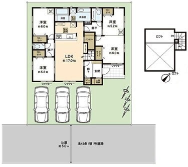 川越市日東町　新築分譲　西武新宿線『南大塚駅』徒歩29分　【大東西小学区】の外観