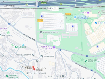 【地図】 | グリーンハイツ万博公園Ⅱ