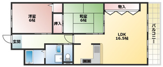 【間取り】 | グランプレステージ明石西Ⅱ