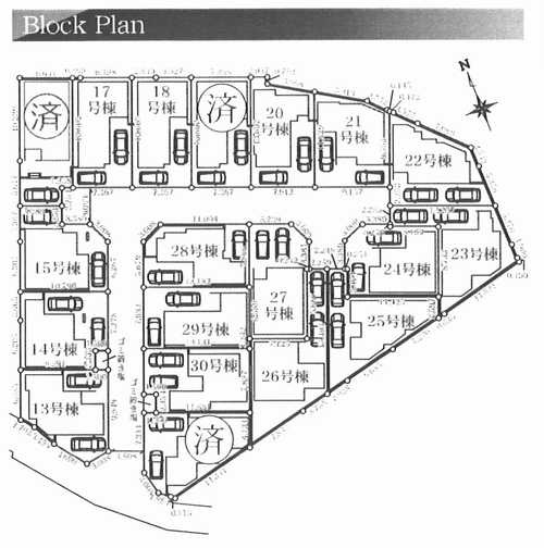 茅ケ崎市松林１丁目　新築戸建　全31区画の区画図