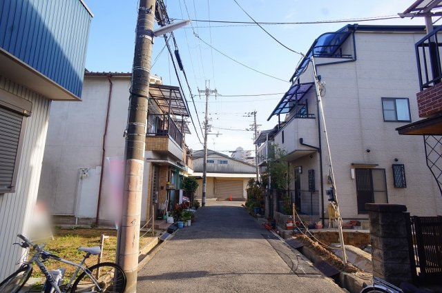 【前面道路含む現地写真】 | 平野区長吉六反3丁目 | 【前面道路：幅員約4ｍ】