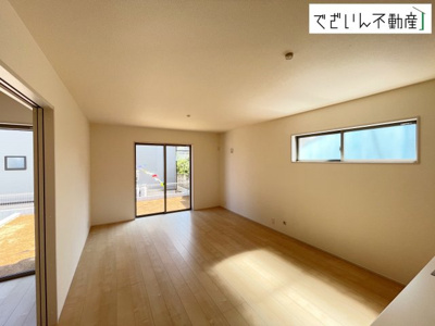 【居間・リビング】 | Livele Garden.S上里町七本木 第6　新築住宅 | ≪1号棟≫
現地(2026年7月撮影)