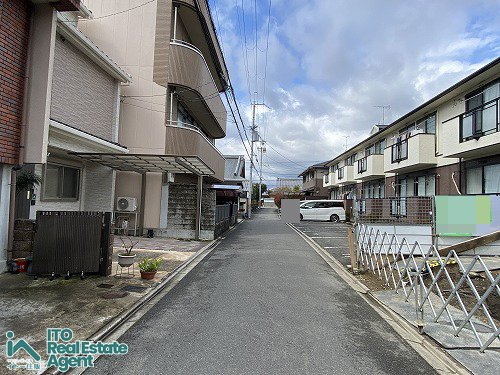 上京区七番町 「京町家」の前面道路含む現地写真