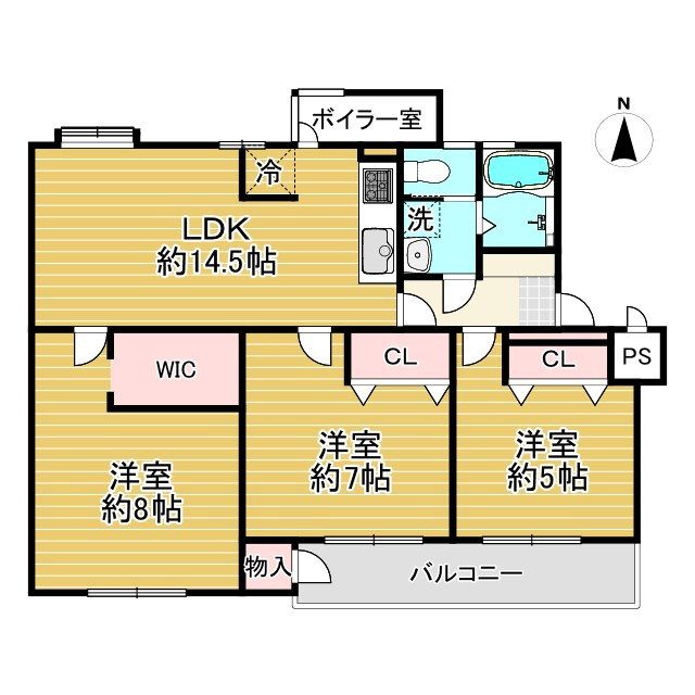 長岡天神ハイツ1号棟