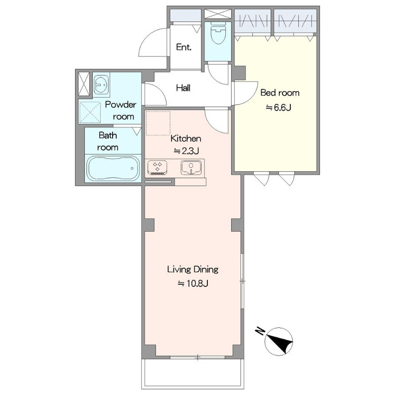 East IMの間取り