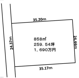 伊勢崎市 赤堀鹿島町（国定駅） 住宅用地