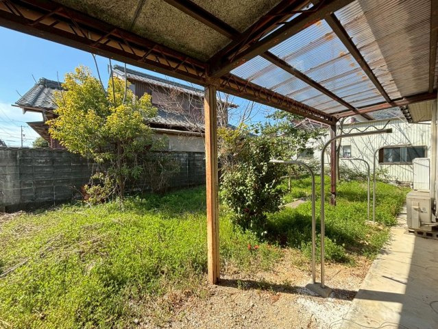中古戸建　大垣市草道島町　昭和50年築の庭