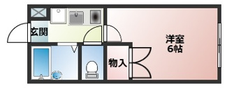 【間取り】 | レオパレスシーサイド
