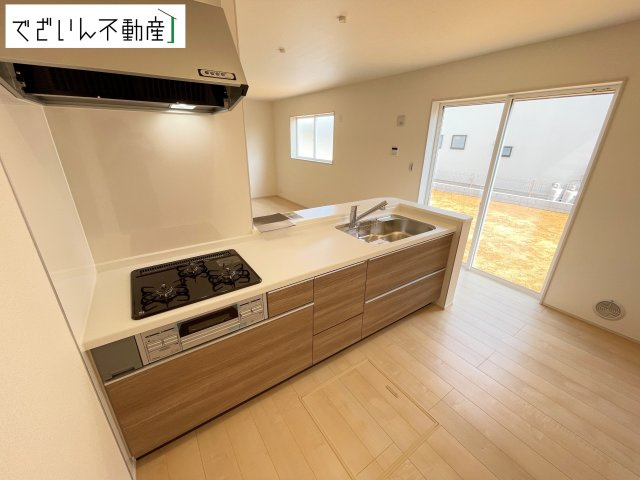 【キッチン】 | Livele Garden.S上里町七本木 第6　新築住宅 | ≪3号棟≫
現地(2026年7月撮影)