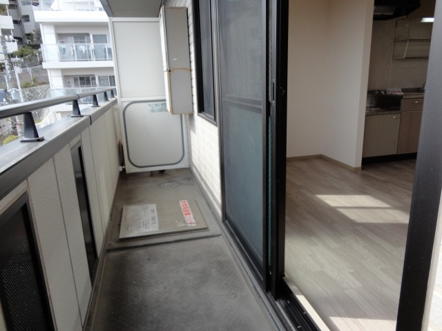 クレールプラザ立花のバルコニー
