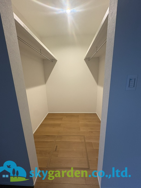 藤沢市柄沢《柄沢V》　新築戸建　全1棟の収納|大容量のウォークイン