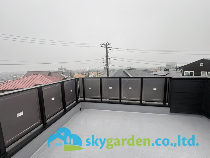 藤沢市柄沢《柄沢V》　新築戸建　全1棟の展望|ルーフバルコニー