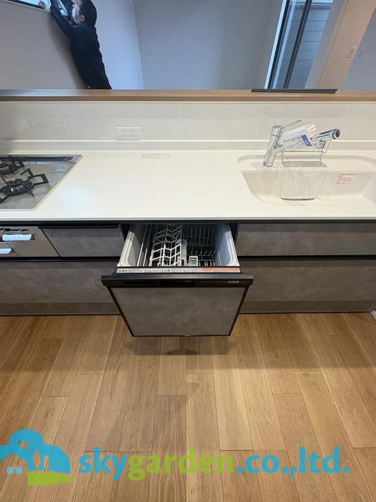 藤沢市柄沢《柄沢V》　新築戸建　全1棟のキッチン|使いやすいキッチンです