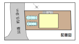 藤沢市柄沢《柄沢V》　新築戸建　全1棟の区画図