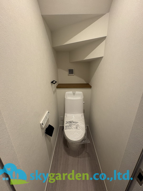 藤沢市柄沢《柄沢V》　新築戸建　全1棟のトイレ|コンパクトで使いやすいトイレです