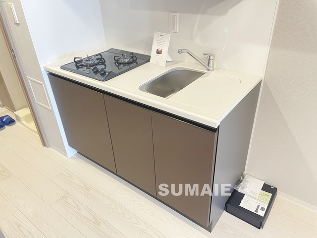 クレヴィアリグゼ西巣鴨のキッチン|2口ガスコンロ設置済みキッチンです☆