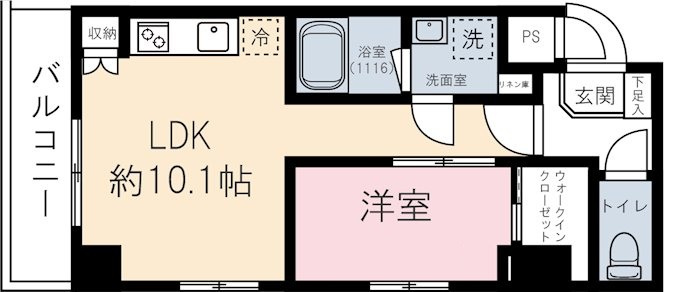 Casa Flag Shibuyaの間取り|間取りです。