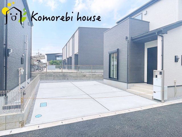 上尾市瓦葺　第1期　新築一戸建て　リナージュ　02の駐車場|駐車場です