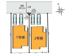 【区画図】 | 佐倉市中志津19期　2号棟　新築戸建て | 区画図