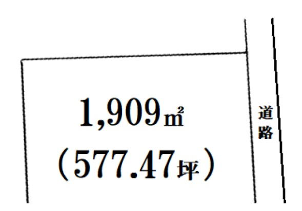 袖ヶ浦市蔵波　土地の土地図