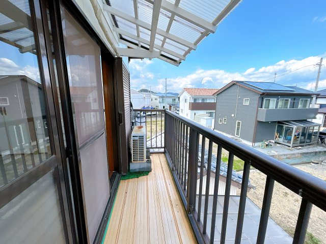 中古戸建のバルコニー