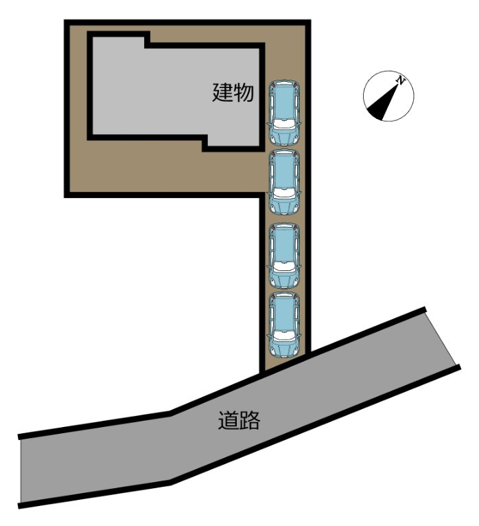 中古戸建の区画図