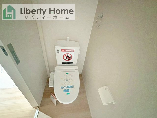 取手市戸頭18期　新築戸建のトイレ