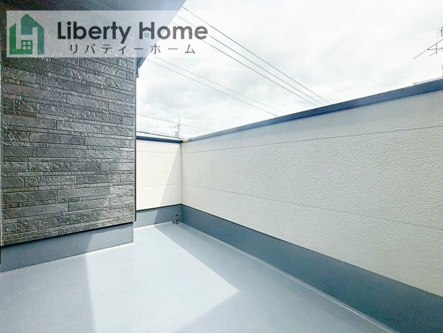 取手市戸頭18期　新築戸建のバルコニー