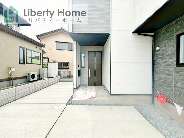 取手市戸頭18期　新築戸建のエントランス