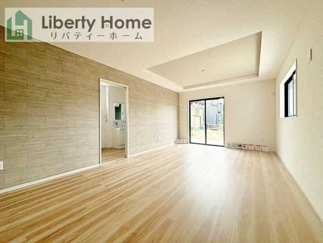 取手市戸頭18期　新築戸建の居間・リビング