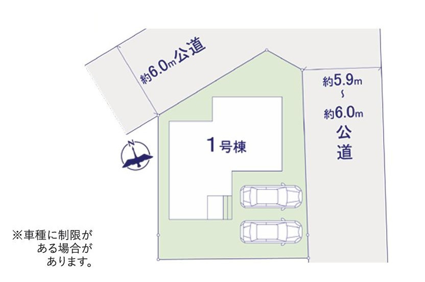 取手市戸頭18期　新築戸建の区画図