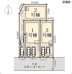 リーブルガーデン福岡市南区長住第八の区画図