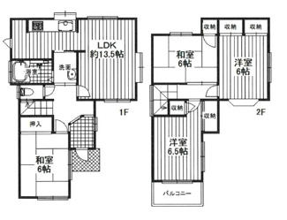 【間取り】 | 中古戸建　神戸市西区王塚台１丁目 | ４ＬＤＫ