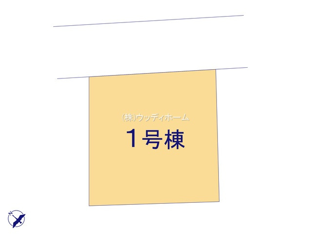 越谷市大沢14期　新築一戸建ての区画図