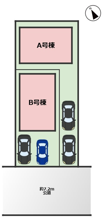 ハートフルタウン西区枇杷島｜名古屋市の戸建ならホームアップの区画図