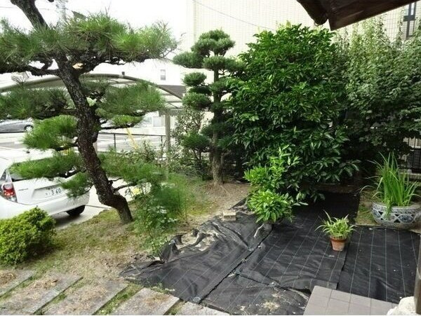 豊田市京町2丁目貸家の庭