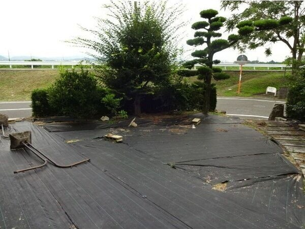 豊田市京町2丁目貸家の庭