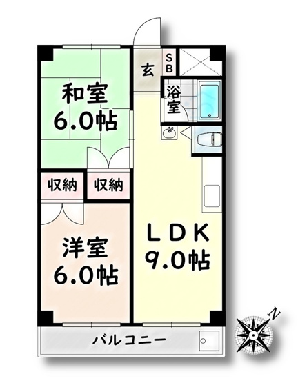 【間取り】 | 清風マンション【名古屋市賃貸・RC造】