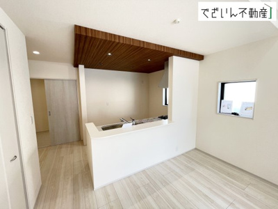 【居間・リビング】 | Livele Garden.S上里町七本木 第6　【平屋】新築住宅 | ≪5号棟≫
現地(2026年7月撮影)