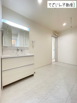 【独立洗面台】 | Livele Garden.S上里町七本木 第6　【平屋】新築住宅 | ≪5号棟≫
現地(2026年7月撮影)