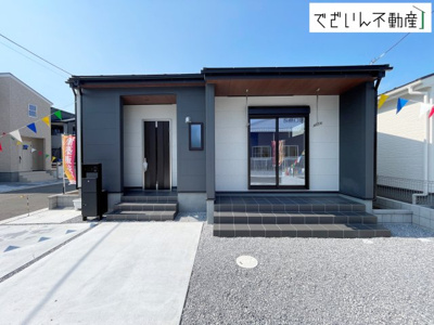 【外観】 | Livele Garden.S上里町七本木 第6　【平屋】新築住宅 | ≪5号棟≫
現地(2026年7月撮影)