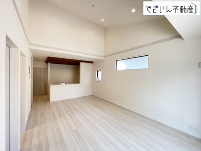 【居間・リビング】 | Livele Garden.S上里町七本木 第6　【平屋】新築住宅 | ≪5号棟≫
現地(2026年7月撮影)