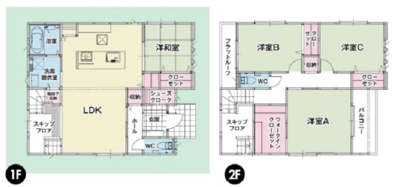 垢田町一丁目建売の間取り
