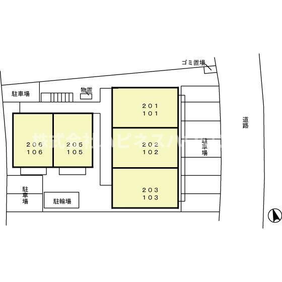 ヴァンテkodaの区画図