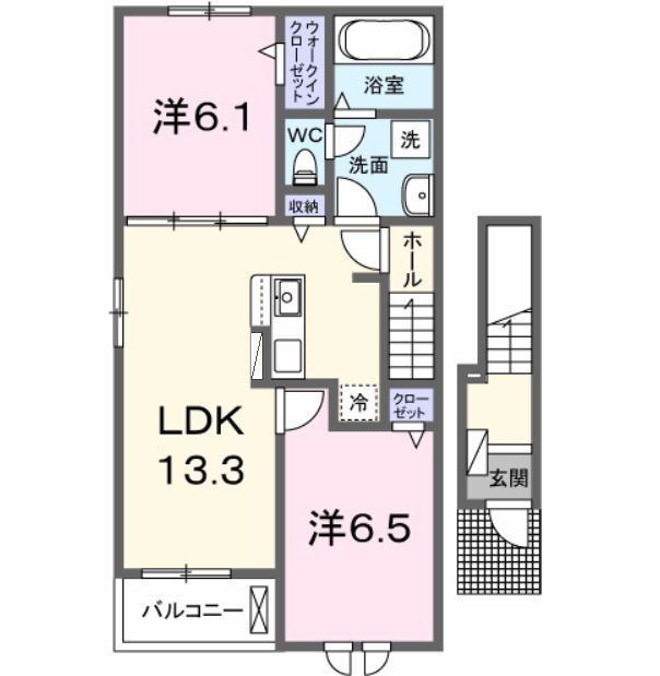 ソレイユ　ＨＡＺ．の間取り