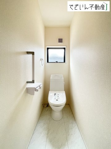 【トイレ】 | Livele Garden.S上里町七本木 第6　【平屋】新築住宅 | ≪6号棟≫
現地(2026年6月撮影)