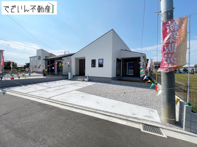 【外観】 | Livele Garden.S上里町七本木 第6　【平屋】新築住宅 | ≪6号棟≫
現地(2026年7月撮影)