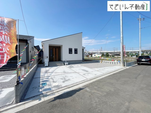 【前面道路含む現地写真】 | Livele Garden.S上里町七本木 第6　【平屋】新築住宅 | ≪6号棟≫
現地(2026年7月撮影)