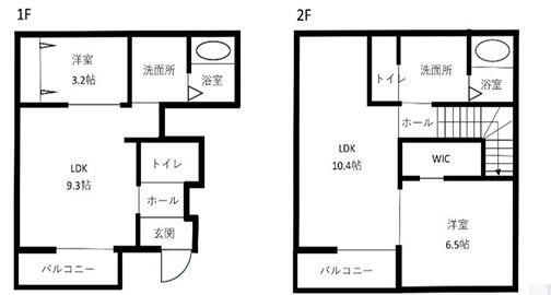 アラリバー塩冶の間取り