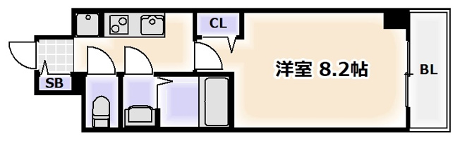 【間取り】 | スプランディッド難波WEST